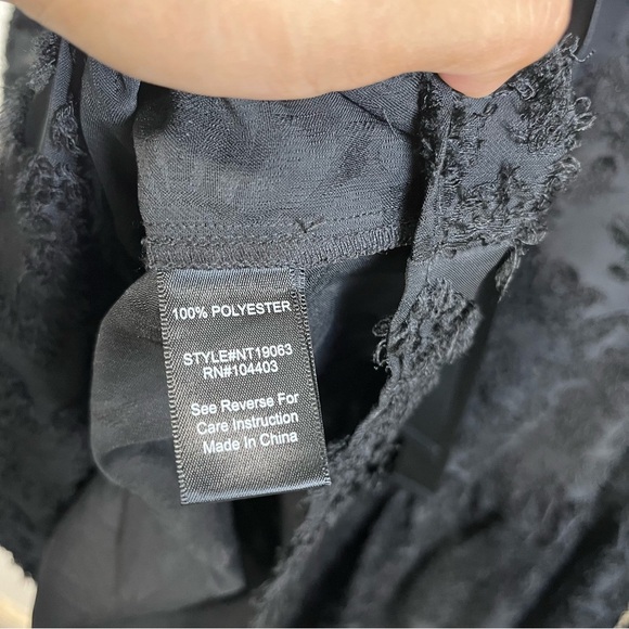 Altar’d State Elegant Black  Women Top - Picture 5 of 6